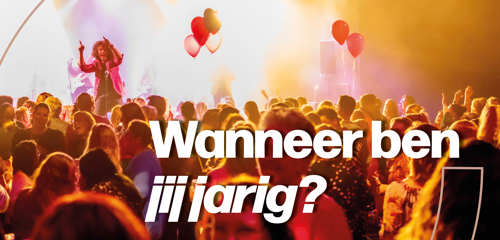 Wanneer Ben Jij Jarig Vierkant Socials
