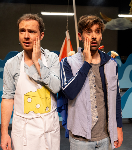 Pieter Hulst, Willem Voogd E.A. De Proefkeuken Theatershow (Bibian Bingen) Scenefoto 7