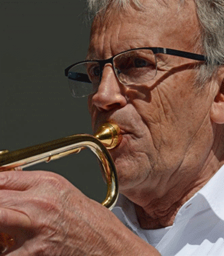 Enno's Dixieland Orkest Jan Van Der Fluit Op Trompet