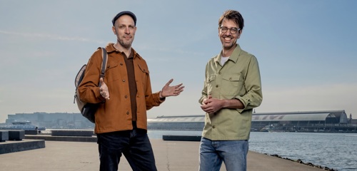 Ruben Terlou En Jelle Brandt Corstius (C) Martin Dijkstra Liggend Verkleind