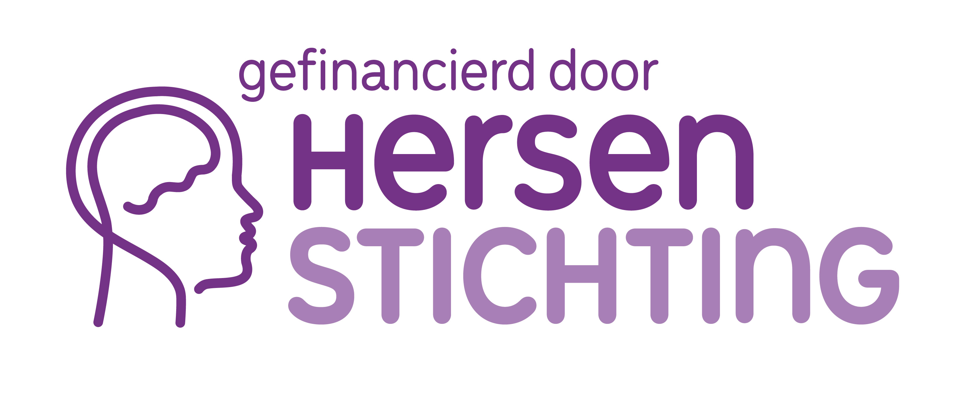 Hersenstichting Samenwerkingslogos Paars Gefinancierd Door