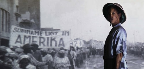Emma Lesuis & Silbersee Meer Dan Bauxiet (Michelle Piergoelam) CAMPAGNEBEELD 2